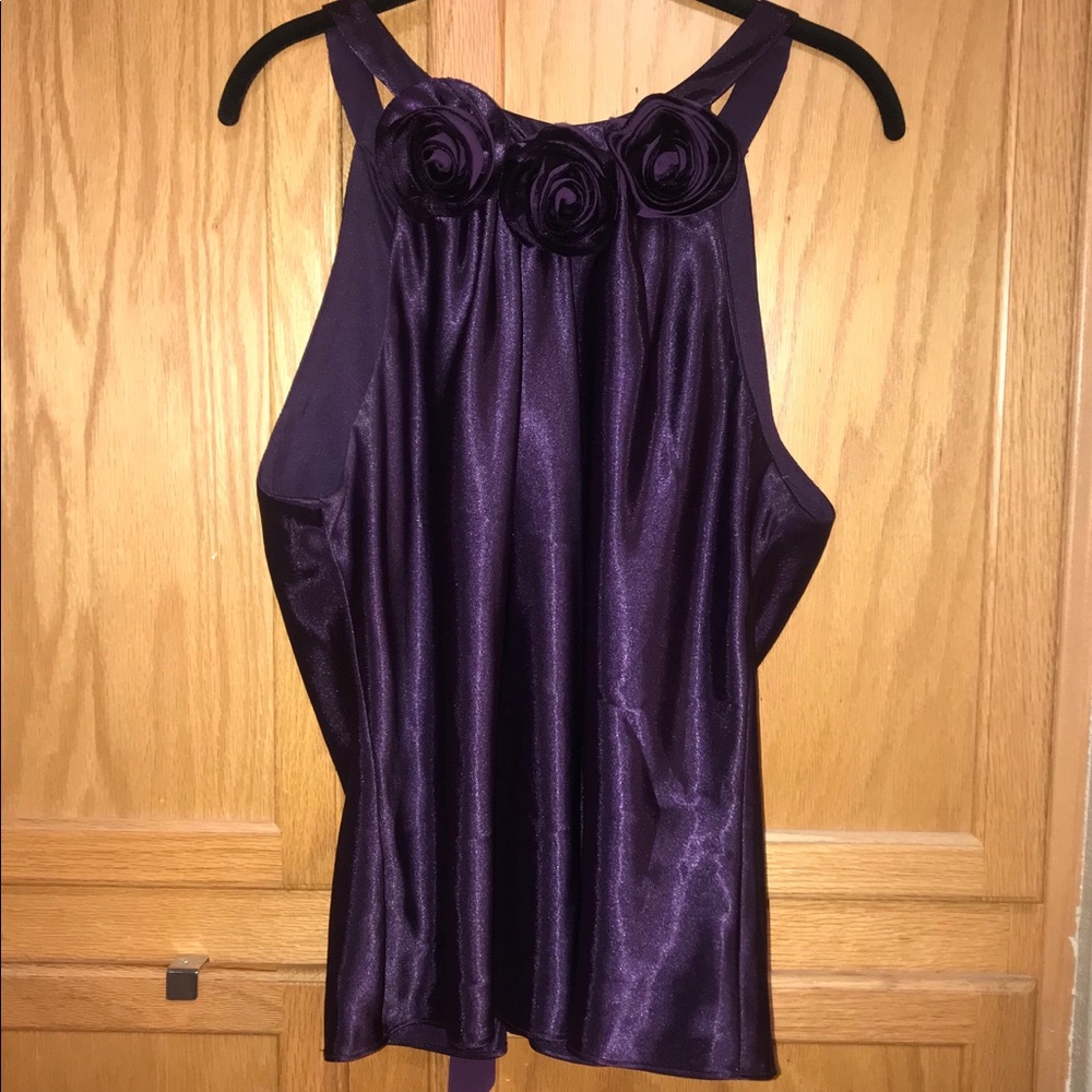 Xscape by Joanna Chen beautiful tank top purple 16